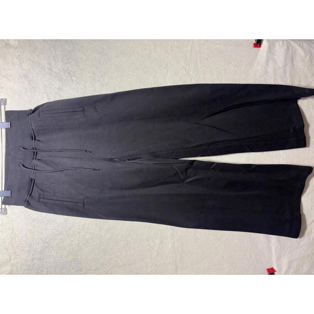 Timberland Black Wide Leg Sweatpants with Drawstring Waist (602)